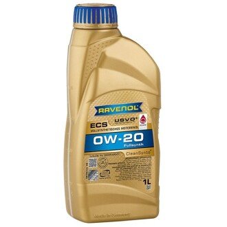 Моторное масло ECS 0W-20, 1 л - RAVENOL 1111102-001