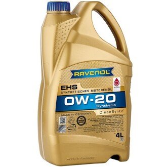 Моторное масло EHS 0W-20, 4 л - RAVENOL 1111113-004