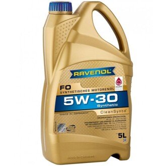 Моторное масло FO 5W-30, 5 л - RAVENOL 1111115005