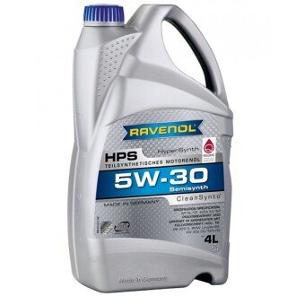 Моторна олива HPS 5W-30, 4 л - RAVENOL 1111117004