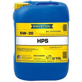 Моторна олива HPS 5W-30, 10 л - RAVENOL 1111117010 (фото 1)