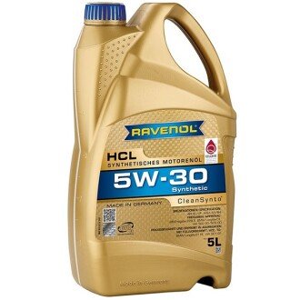 Моторна олива HCL 5W-30, 5 л - RAVENOL 1111118005 (фото 1)