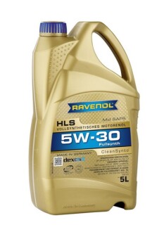 Моторное масло HLS 5W-30, 5 л - RAVENOL 1111119-005