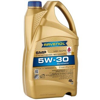 Моторное масло SMP 5W-30, 4 л - RAVENOL 1111126004