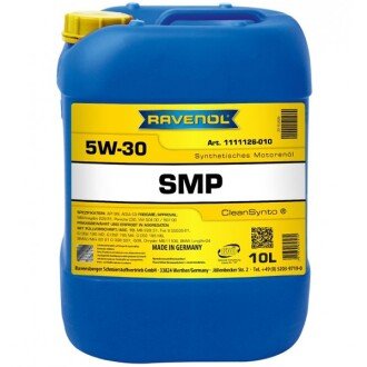 Моторное масло SMP 5W-30, 10 л - RAVENOL 1111126010 (фото 1)