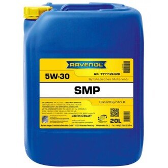 Моторна олива SMP 5W-30, 20 л - RAVENOL 1111126020 (фото 1)