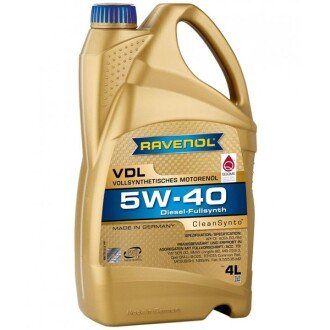 Моторное масло VDL 5W-40, 4 л - RAVENOL 1111132-004