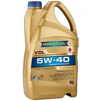 Моторное масло VDL 5W-40, 5 л - RAVENOL 1111132-005