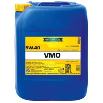 Моторное масло VMO 5W-40, 20 л - RAVENOL 1111133020 (фото 1)