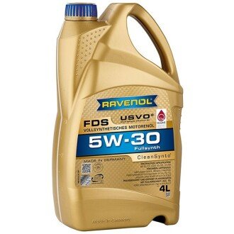 Моторное масло FDS 5W-30, 4 л - RAVENOL 1111139-004