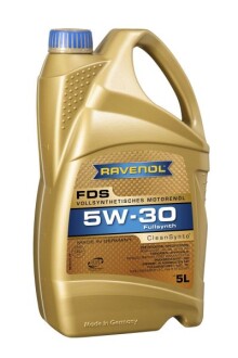 Моторное масло FDS 5W-30, 5 л - RAVENOL 1111139-005