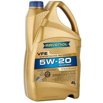 Моторна олива VFE 5W-20, 4 л - RAVENOL 1111311-004 (фото 1)