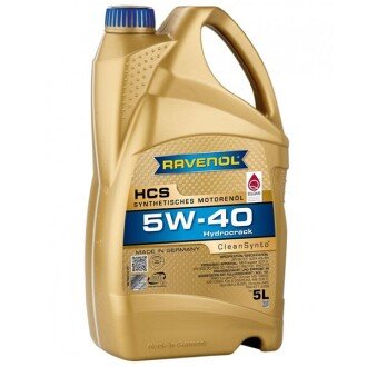 Моторное масло HCS 5W-40, 5 л - RAVENOL 1112105-005