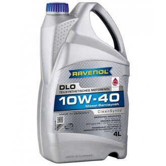 Моторное масло DLO 10W-40, 4 л - RAVENOL 1112111-004 (фото 1)