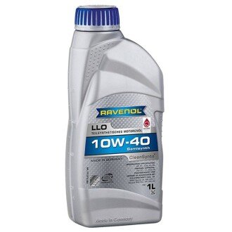 Моторное масло LLO 10W-40, 1 л - RAVENOL 1112112001