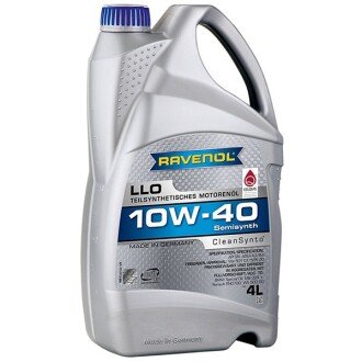 Моторное масло LLO 10W-40, 4 л - RAVENOL 1112112004