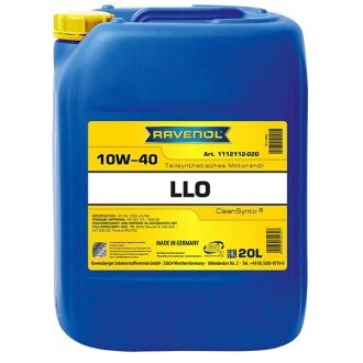 Моторное масло LLO 10W-40, 20 л - RAVENOL 1112112020 (фото 1)