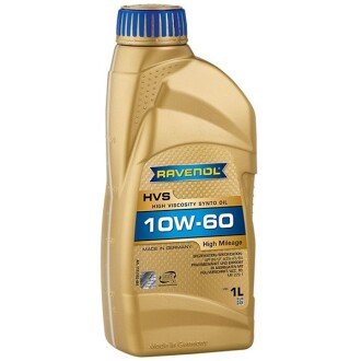 Моторное масло HVS 10W-60, 1 л - RAVENOL 1115102001 (фото 1)