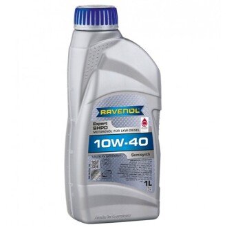 Моторна олива Expert SHPD 10W-40, 1 л - RAVENOL 1122105001 (фото 1)