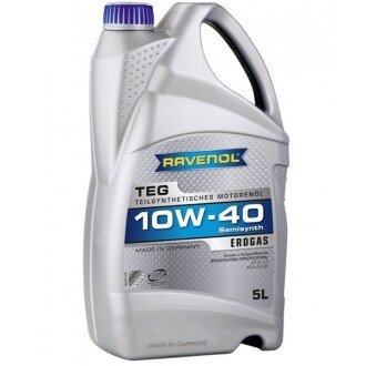 Моторна олива TEG 10W-40, 5 л - RAVENOL 1132100005 (фото 1)