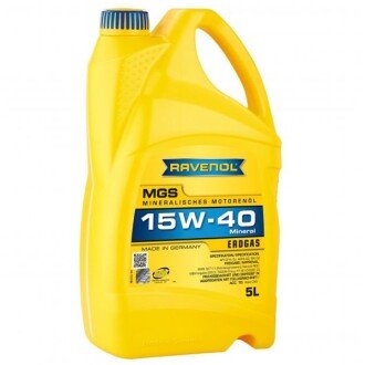 Моторное масло MGS 15W-40, 5 л - RAVENOL 1133100-005