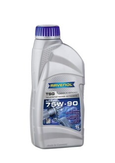 Трансмиссионное масло TSG GL-4 75W-90 полусинтетическое 1 л - RAVENOL 1222101001