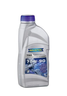 Трансмиссионное масло TGO GL-5 75W-90 полусинтетическое 1 л - RAVENOL 1222105001 (фото 1)