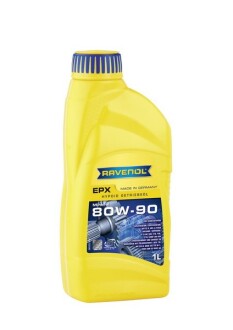 Олива тансмісійна 80W-90 EPX Mineral GL-5 (1л) - RAVENOL 1223205001