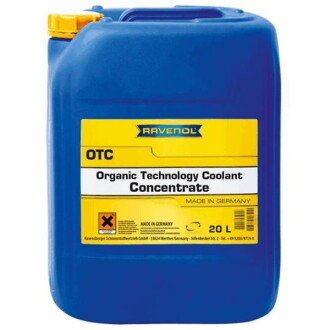 Антифриз-концентрат G12+ OTC Concentrate -80°C красный, 20л - RAVENOL 1410110-020