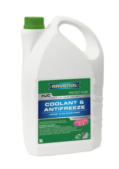 Антифриз-концентрат HJC Protect FL22 Concentrate -80°C зеленый, 5л - RAVENOL 1410122005 (фото 1)