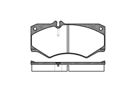 Колодка гальм. диск. VW LT 28-35 передн. - REMSA 0047.30