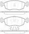 Комплект тормозных колодок, дисковый тормоз - ((7087426)) REMSA 0172.35 (фото 1)