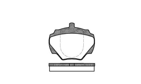 Комплект тормозных колодок, дисковый тормоз - (sfp000260, stc1275, sfp000140) REMSA 0222.00