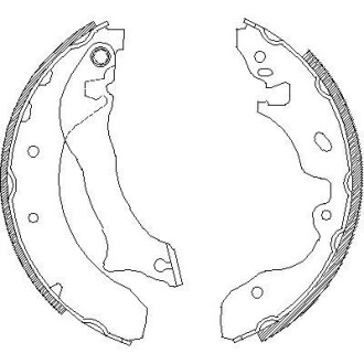 Колодки дискового тормоза - (1044140, 1014655, 5027752) REMSA 404200