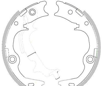 Комлект тормозных накладок - REMSA 4252.00