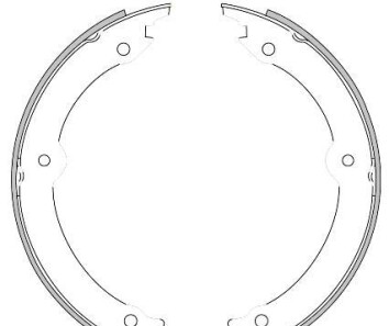 Колодки гальмівні барабанні - REMSA 4620.00