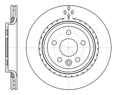 Тормозной диск - (30769060, 30736316, 31341483) REMSA 61305.10