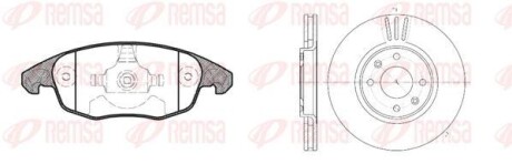 Комплект гальма, дискове гальмо Twin Kit - REMSA 81248.00