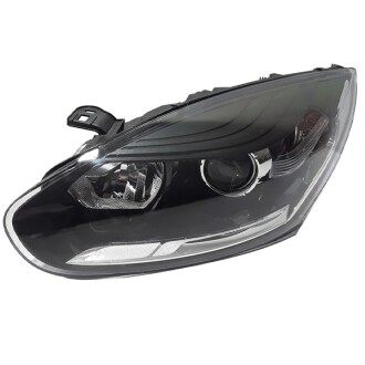 Фара левая линза (черная основа) Megane III (13-16) - RENAULT 260602722R