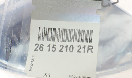 Фото 2 - Бампер RENAULT 261521021R