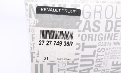 Фото 4 - Фильтр салона RENAULT 272774936R