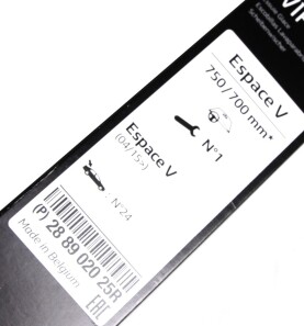 Фото 2 - Двірник (щітка склоочисника) RENAULT 288902025R