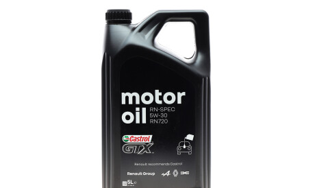 Масло ДВС -Castrol GTX RN 720 5W-30 5л - ((9900021E60B047, KE90090033, KE90090043, 7711658106, 7711658107)) RENAULT 7711658108