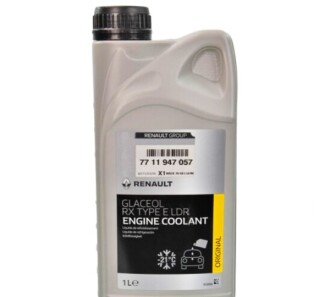 Антифриз Glaceol RX Type E LDR G11 зеленый 1л - RENAULT 7711947057