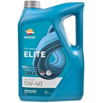 Моторна олива Elite Competicion 5W-40, 5 л (6109/R) - Repsol RPP0062JFB