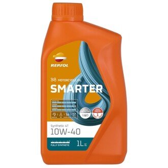 Моторное масло Smarter Synthetic 4T 10W-40, 1 л (6018/R) - Repsol RPP2064MHC