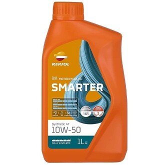 Моторное масло Smarter Synthetic 4T 10W-50, 1 л - Repsol RPP2064NHC