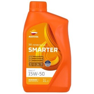 Моторное масло Smarter Sport 4T 15W-50, 1 л (6300/R) - Repsol RPP2065RHC