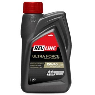 Моторна олива Ultra Force 15W-40, 1 л - Revline ULTRAF15W401L