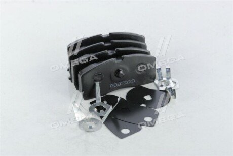 Колодка гальм. диск. STANDARD GEELY CK 04- передн. (без пружин) - (449187104, 449187710, 449187103) RIDER RD.21338STD